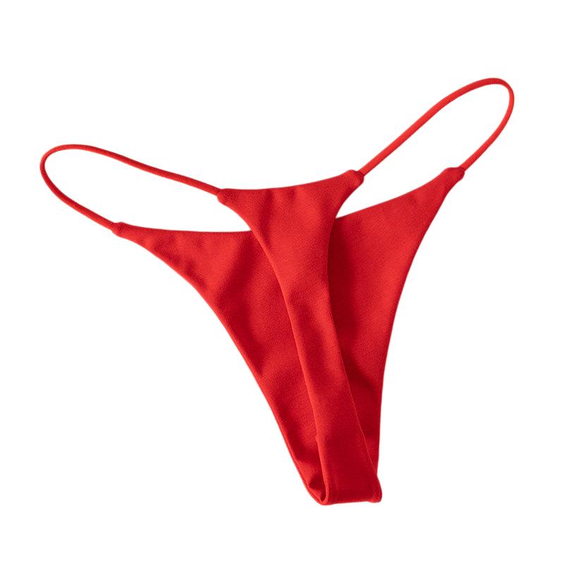 Thong Bikini Women - Женские трусики-стринги с низкой посадкой из