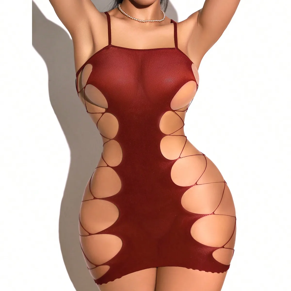 Bodystocking Fishnet - Новая мода, женские чулки для тела,