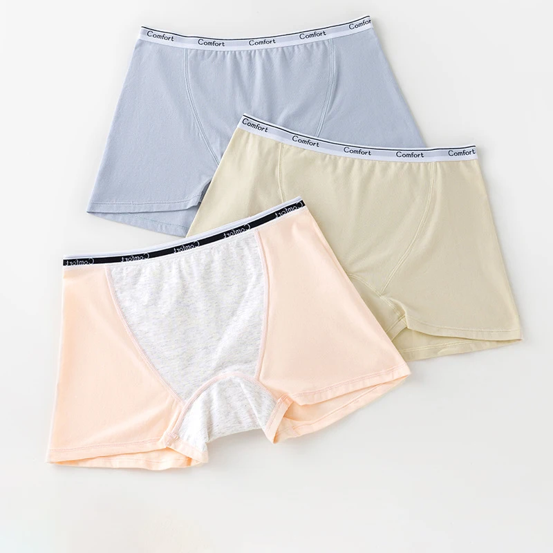 Boyshort Underwear - 1 шт., хлопковые женские менструальные трусики,