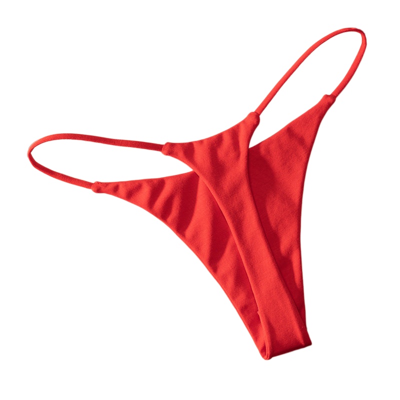 Thong Bikini Women - Женские трусики-стринги с низкой посадкой из