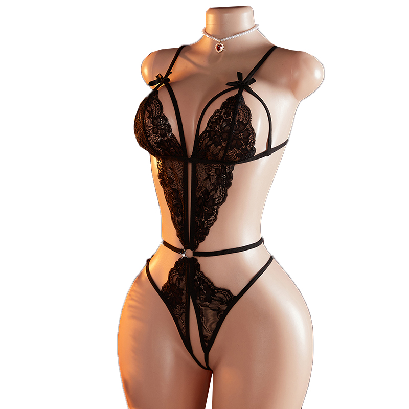 Прозрачное сексуальное цельное – обзор и цена Lace Teddy Lingerie