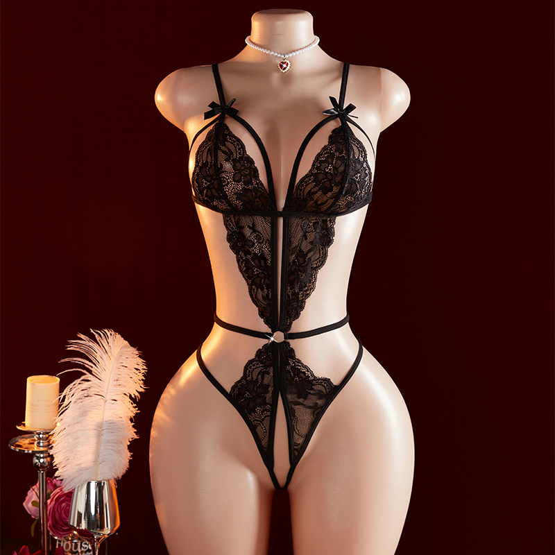 Прозрачное сексуальное цельное – обзор и цена Lace Teddy Lingerie