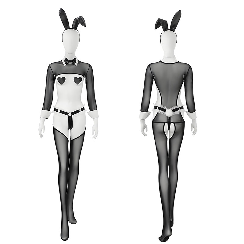 Аниме-костюм горничной: сетчат – обзор и цена Garter Belt Set