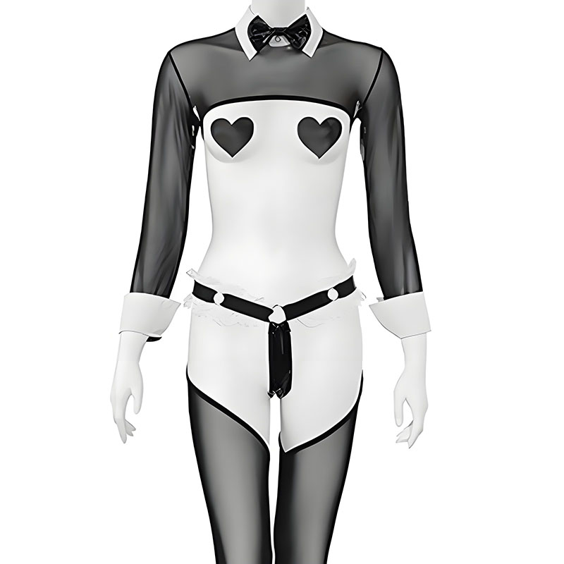 Аниме-костюм горничной: сетчат – обзор и цена Garter Belt Set
