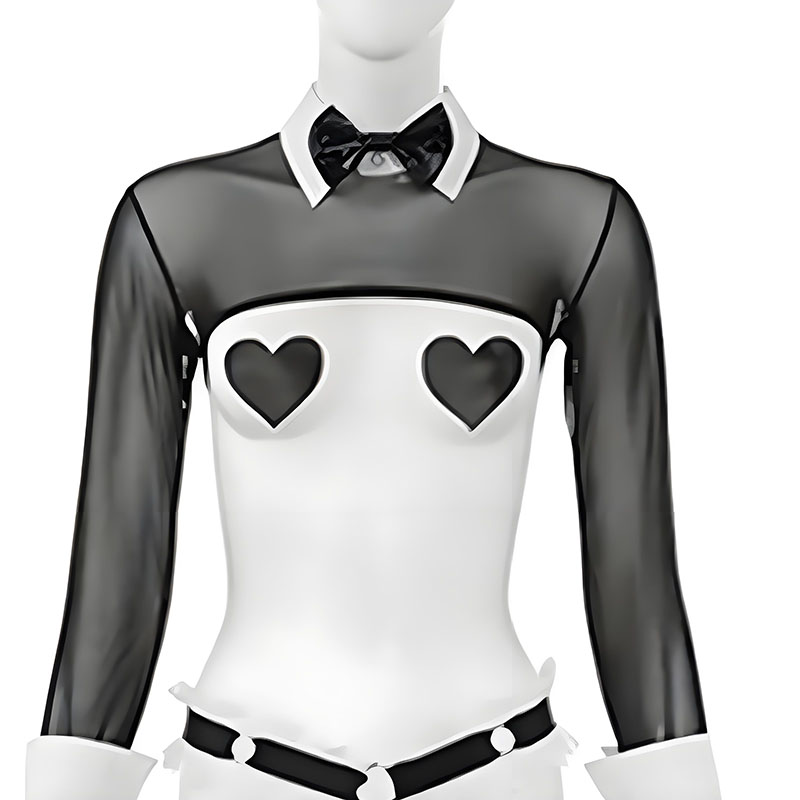 Аниме-костюм горничной: сетчат – обзор и цена Garter Belt Set