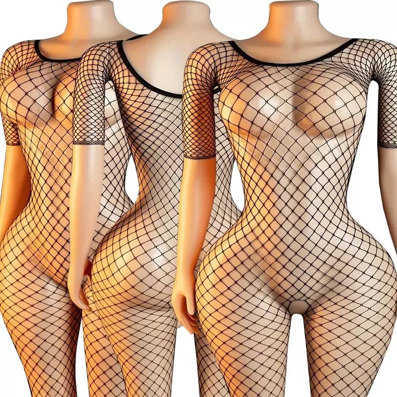 Ажурные бондаж БДСМ чулки для  – обзор и цена Bodystocking Fishnet