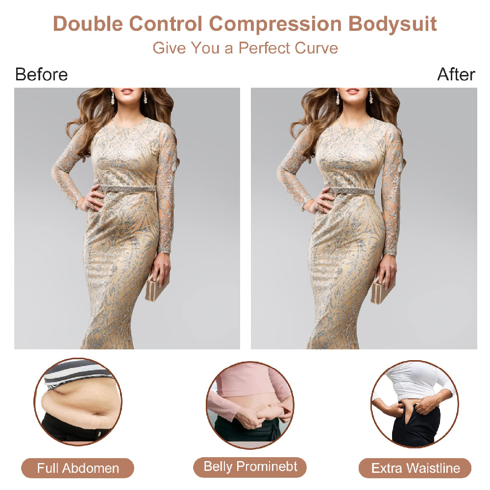 Женское корректирующее боди с  – обзор и цена Shapewear Bodysuit Firm