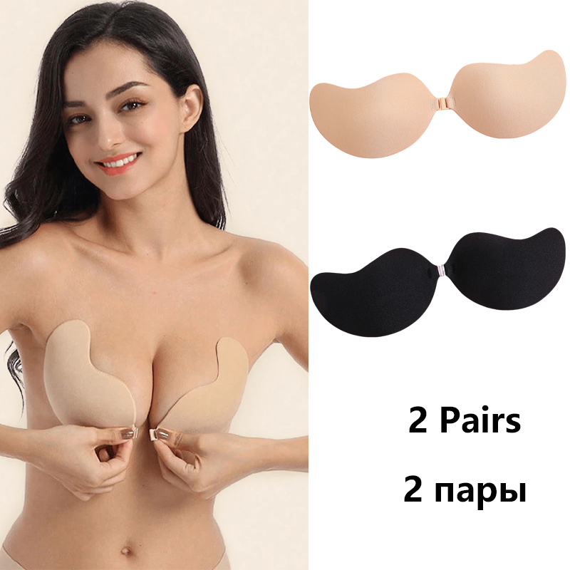 Невидимый самоклеящийся бюстга – обзор и цена Silicone Bra Adhesive