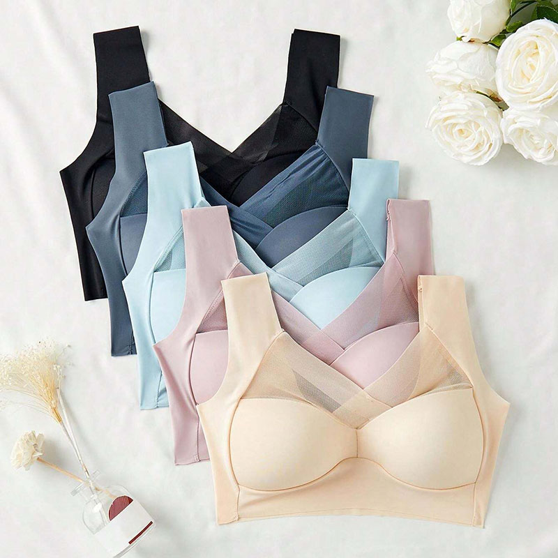 5 шт. женские спортивные бюстг – обзор и цена Bralette Wireless Soft