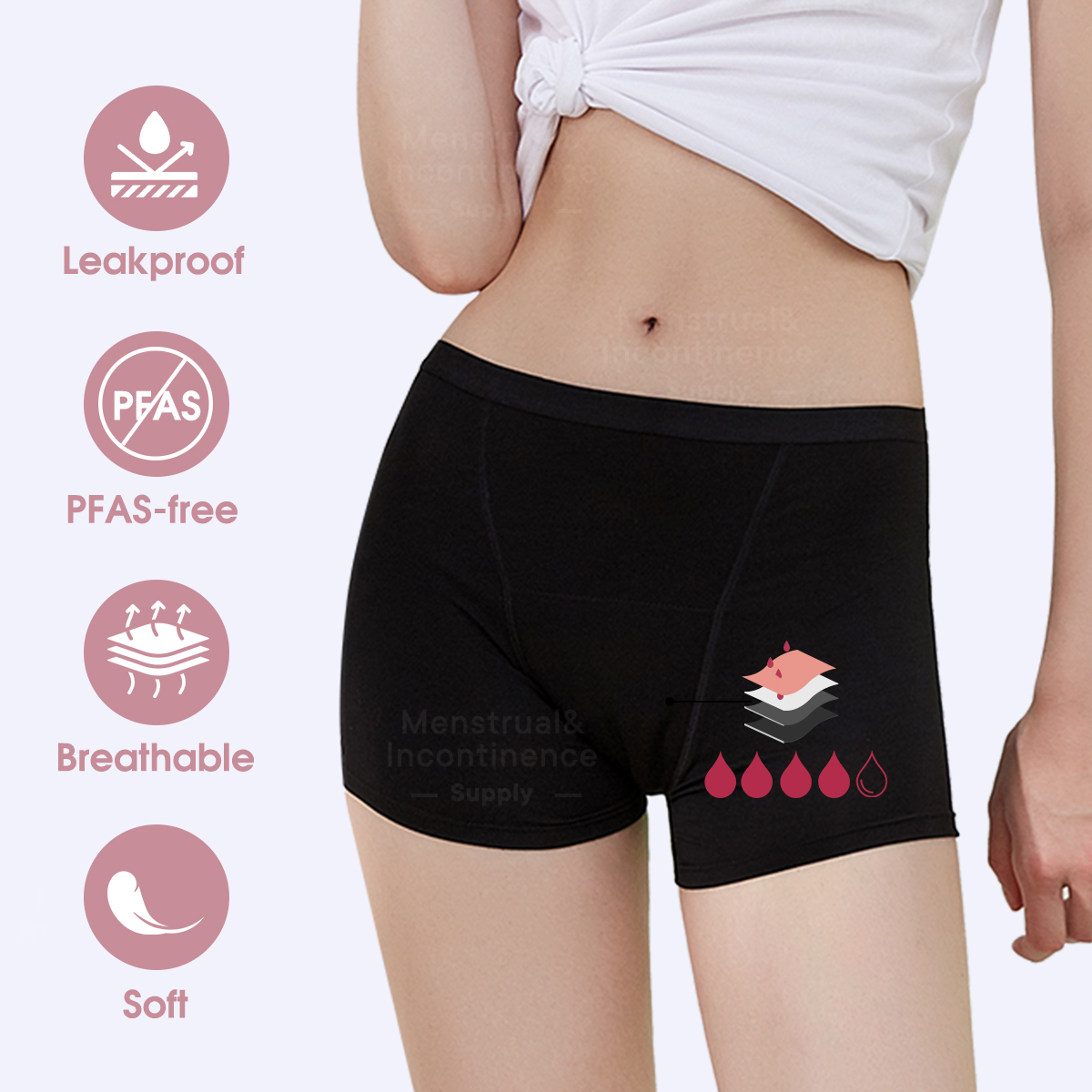 Нижнее белье из бамбукового во – обзор и цена Boyshort Underwear